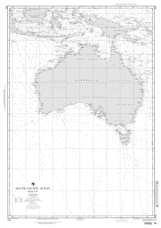 NGA Nautical Chart 623: South Pacific Ocean (Sheet IV)