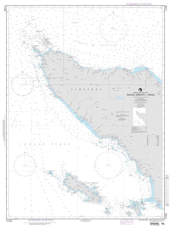 NGA Nautical Chart 71006: Tanjung Jamboaye to Singkil