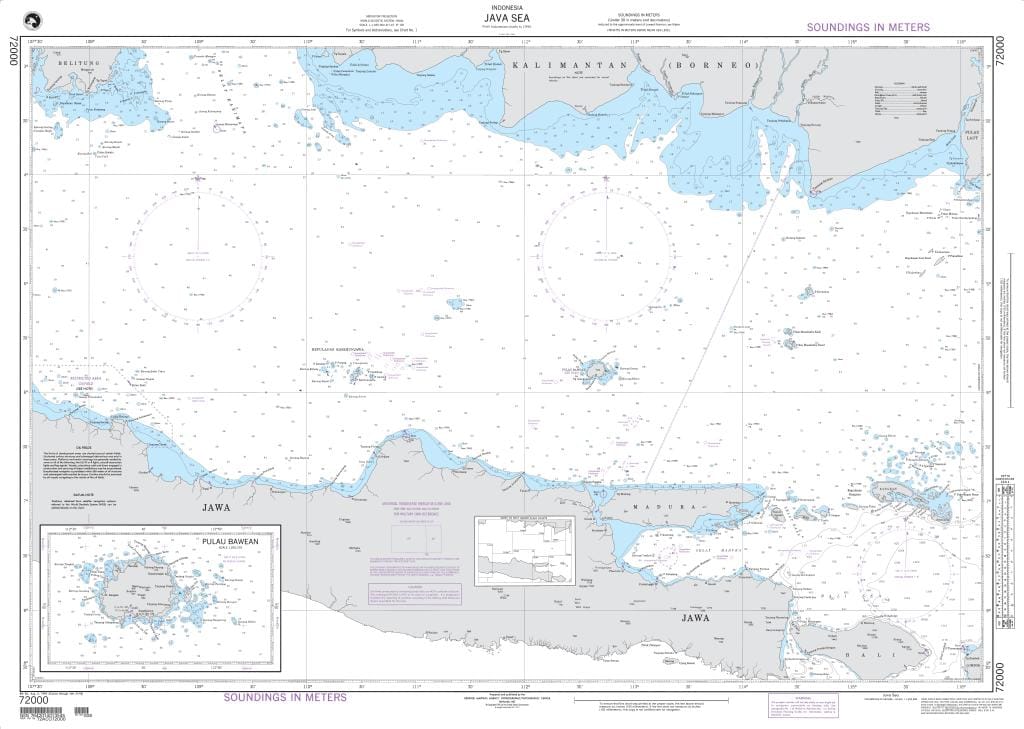 NGA Nautical Chart 72000: Java Sea (Indexed on page 3)
