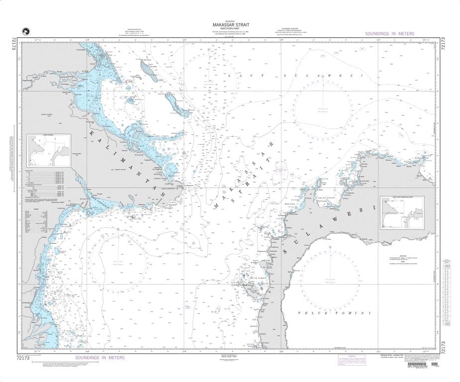 NGA Nautical Chart 72173: Makassar Strait-Northern Part