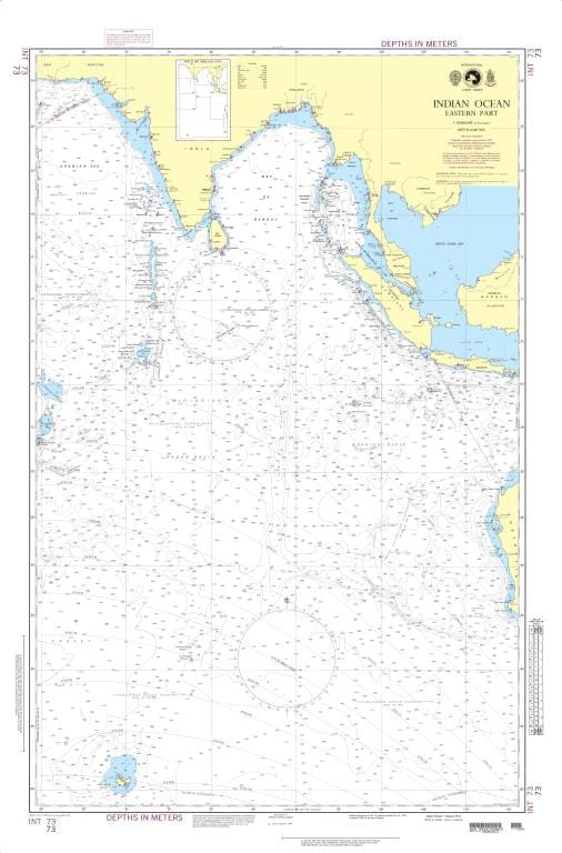 NGA Nautical Chart 73: Indian Ocean-Eastern Part