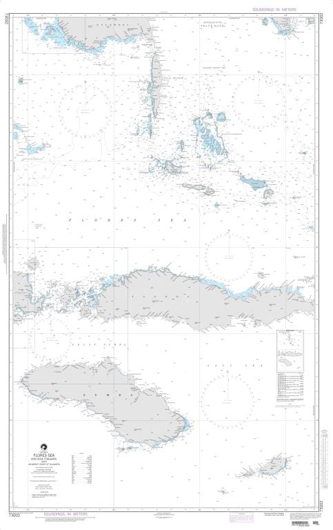 NGA Nautical Chart 73002: Flores Sea and Nusa Tenggara