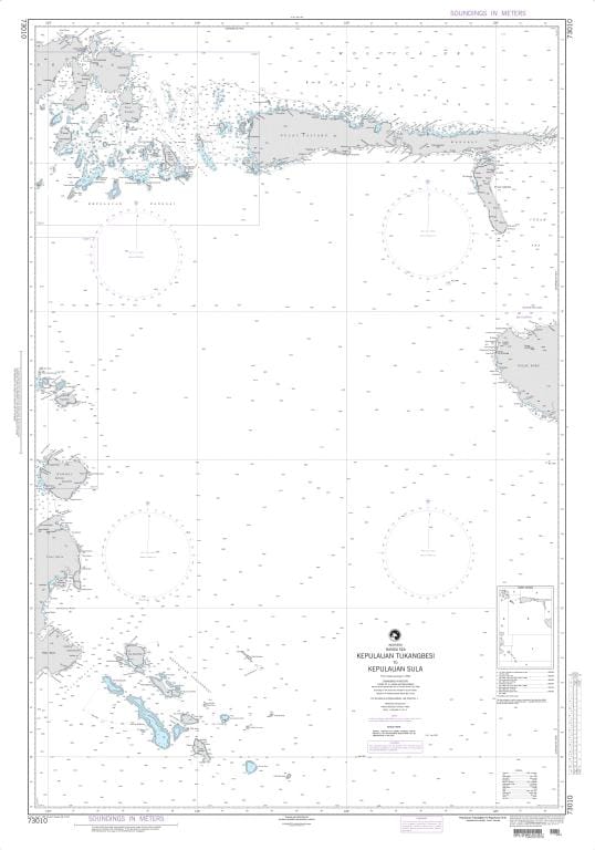 NGA Nautical Chart 73010: Kepulauan Tukangbesi to Kepulauan Sula