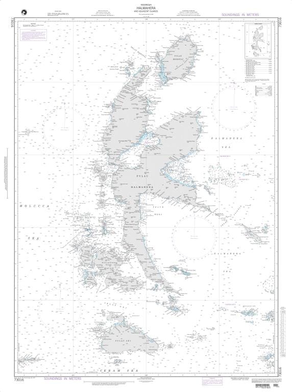 NGA Nautical Chart 73016: Halmahera and Adjacent Islands