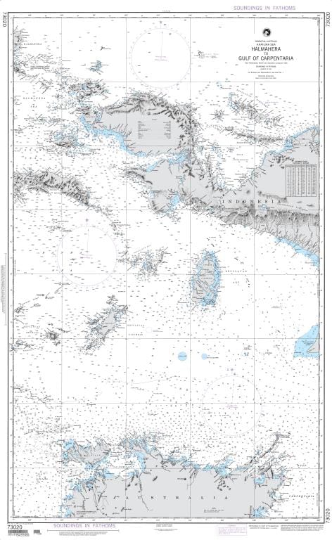 NGA Nautical Chart 73020: Halmahera to Gulf of Carpentaria