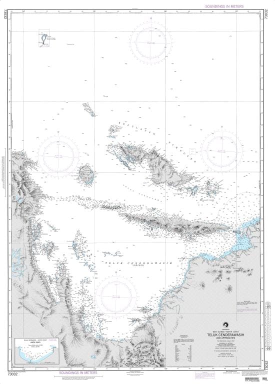 NGA Nautical Chart 73032: Teluk Cenderawasih and Approaches