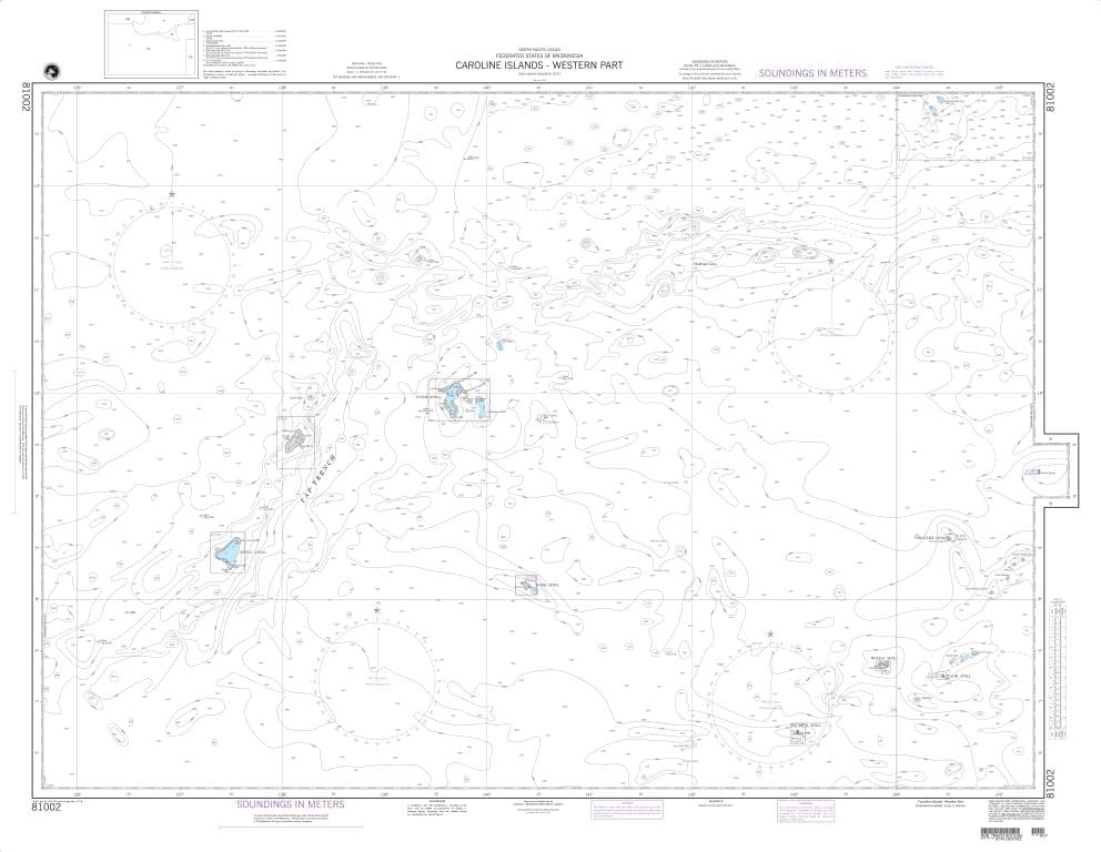 NGA Nautical Chart 81002: Caroline Islands-Westem Part (OMEGA)