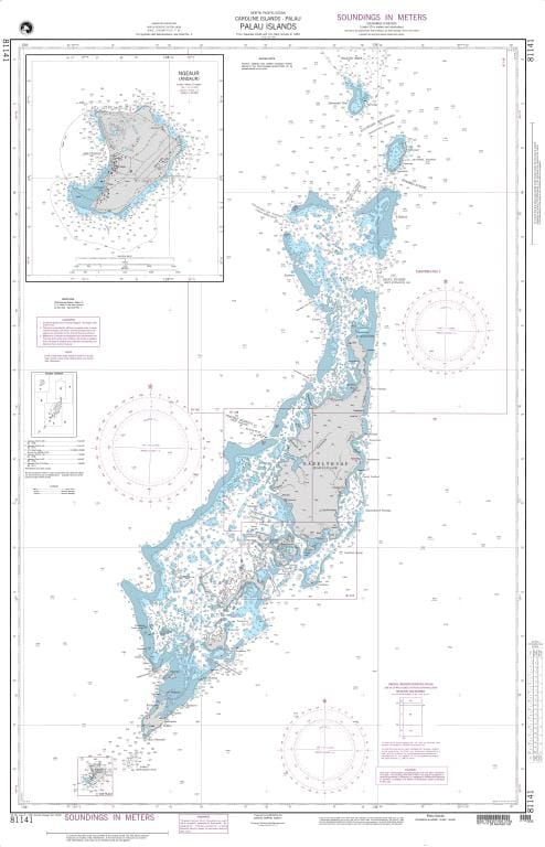 NGA Nautical Chart 81141: Palau Islands