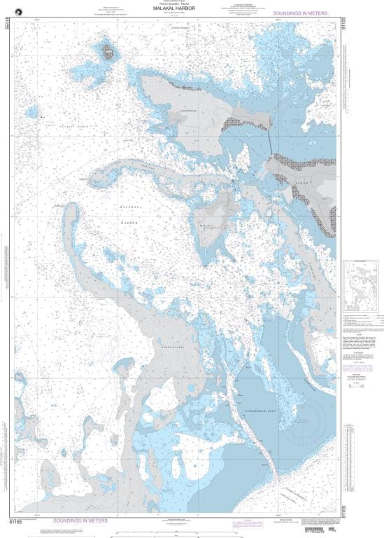 NGA Nautical Chart 81155: Malakal Harbor (Palau Islands)