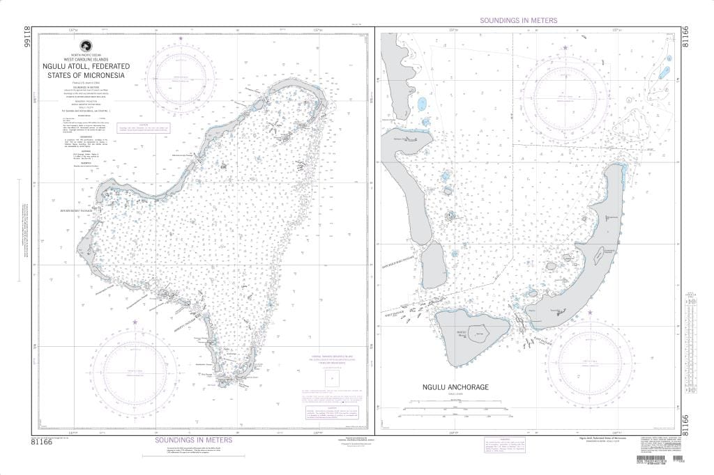 NGA Nautical Chart 81166: Ngulu Islands