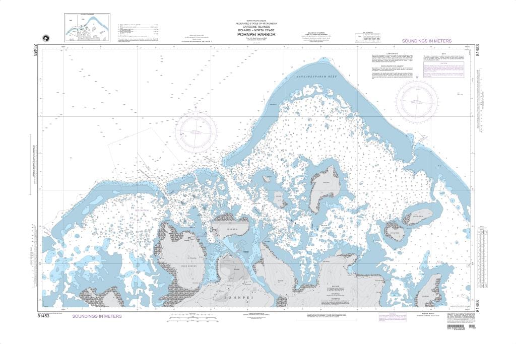 NGA Nautical Chart 81453: Pohnpei Harbor (Caroline Islands)