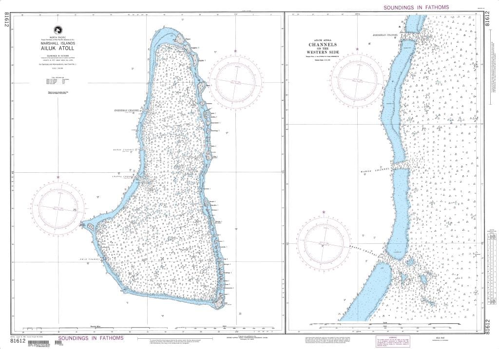 NGA Nautical Chart 81612: Alluk Atoll (Marshall Islands)