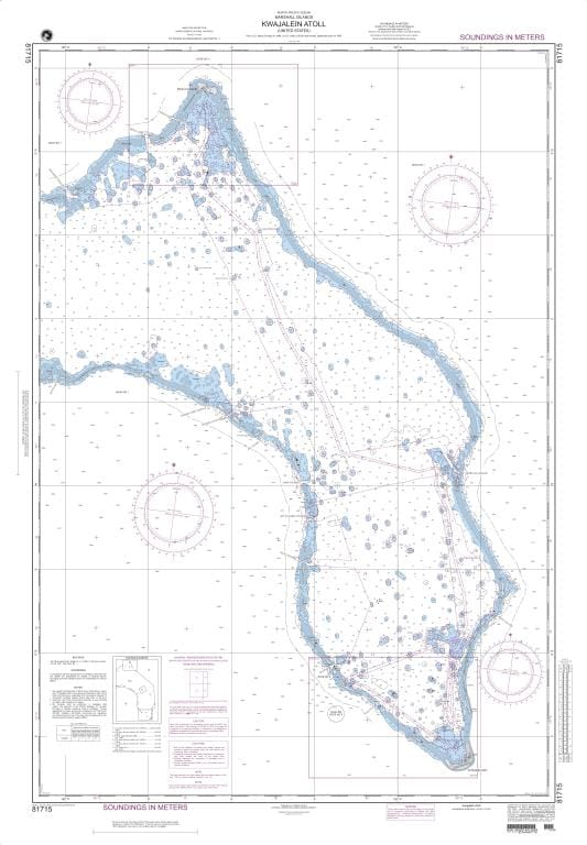 NGA Nautical Chart 81715: Kwajalein Atoll (Marshall Islands)