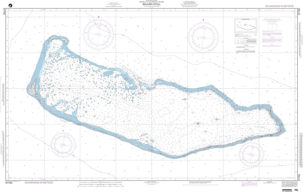 NGA Nautical Chart 81782: Majuro Atoll (Marshall Islands)