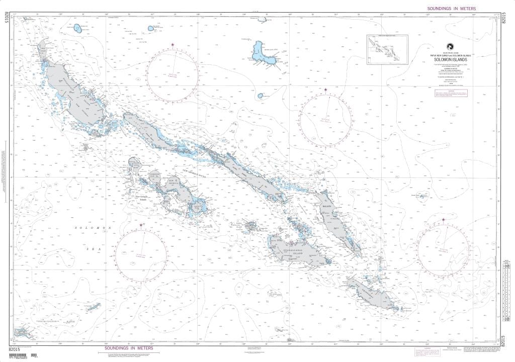 NGA Nautical Chart 82015: Solomon Islands