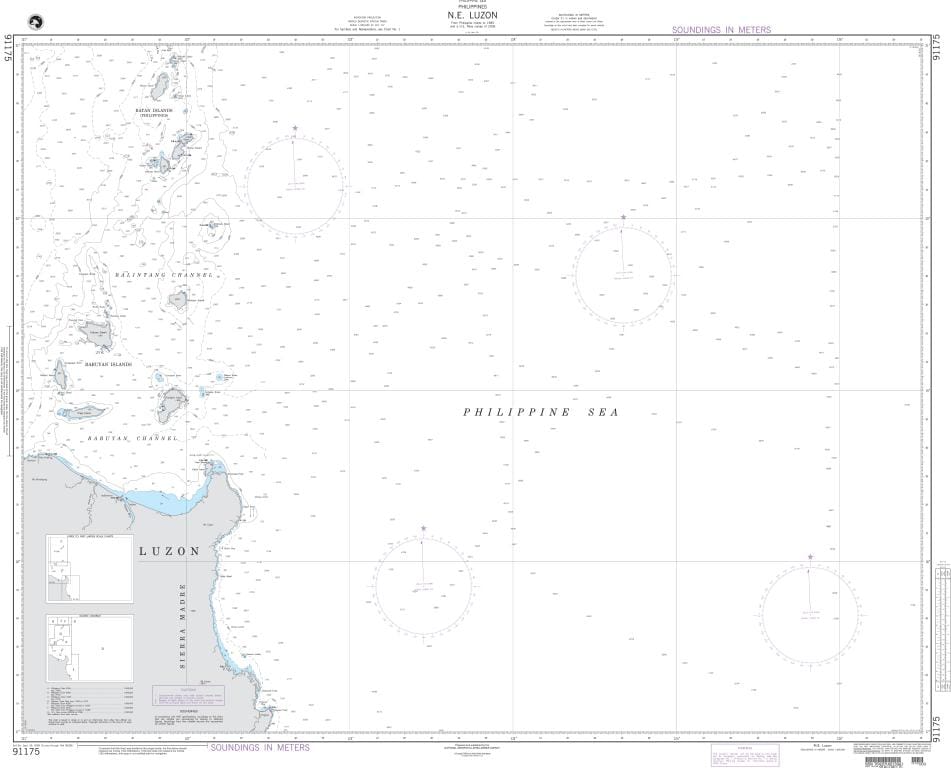 NGA Nautical Chart 91175: N.E. Luzon