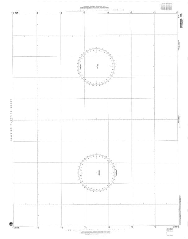 NGA Nautical Chart 924: Plotting Chart 924