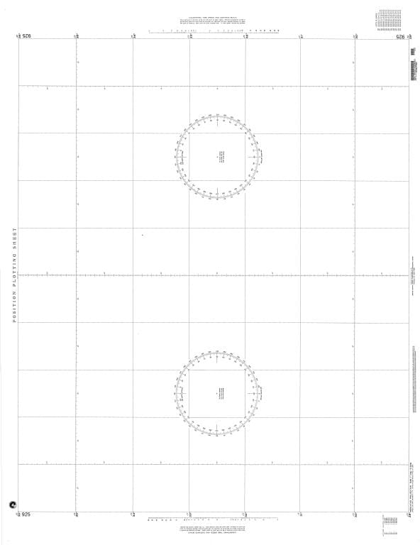 NGA Nautical Chart 925: Plotting Chart 925