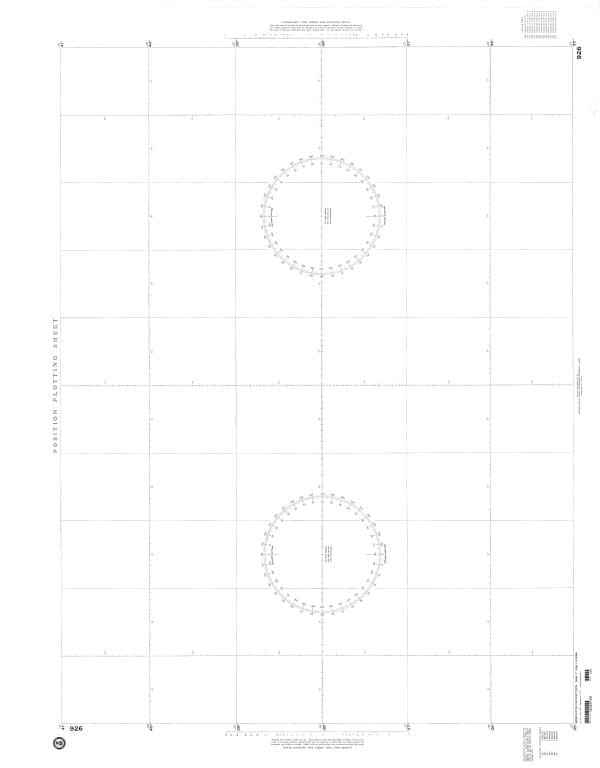NGA Nautical Chart 926: Plotting Chart 926