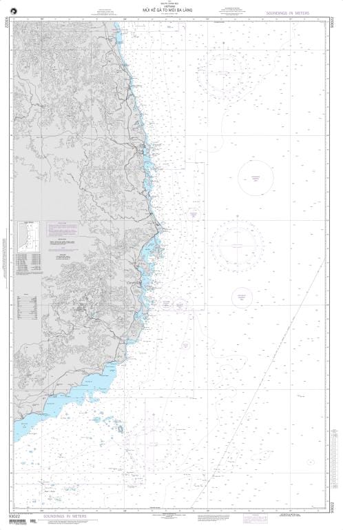 NGA Nautical Chart 93022: Mui Ke Ga to Mui Ba Lang