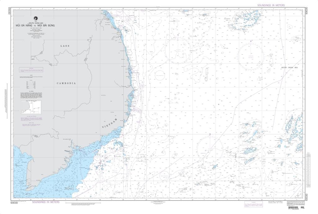 NGA Nautical Chart 93030: Mui Da Nang to Mui Bai Bung