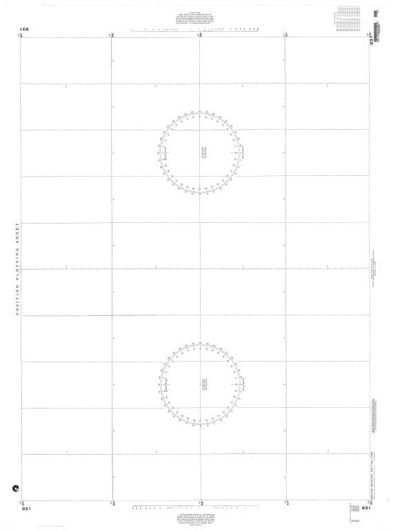 NGA Nautical Chart 931: Plotting Chart 931