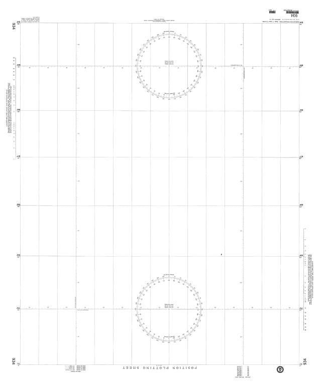 NGA Nautical Chart 934: Plotting Chart 934