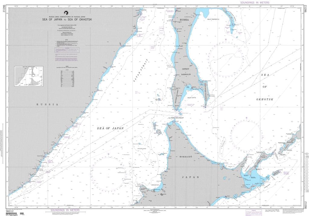 NGA Nautical Chart 96012: Sea of Japan to Sea of Okhotsk