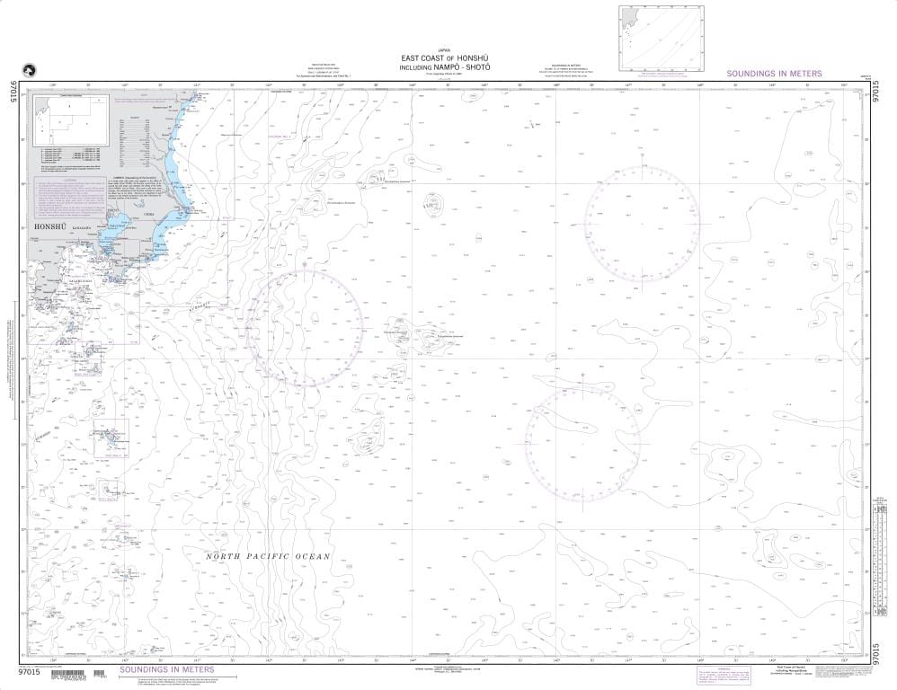 NGA Nautical Chart 97015: East Coast of Honshu incl. Nampo-Shoto (OMEGA)
