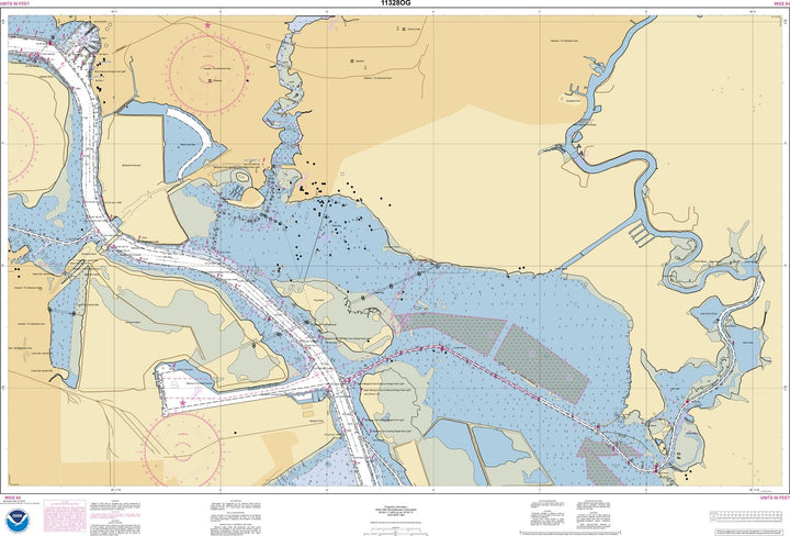 NOAA Nautical Chart 11328: Houston Ship Channel - Amnautical