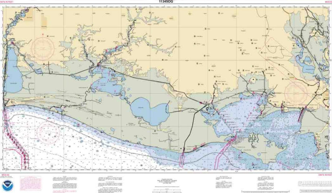 NOAA Nautical Chart 11345 - Amnautical