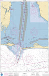 NOAA Nautical Chart 11377: Mobile Bay Approaches and Lower Half
