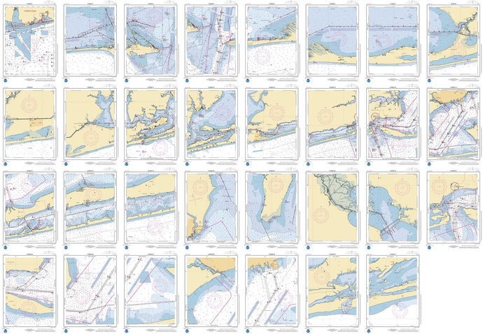 NOAA Nautical Chart 11378: Intracoastal Waterway Santa Rosa Sound to Dauphin Island