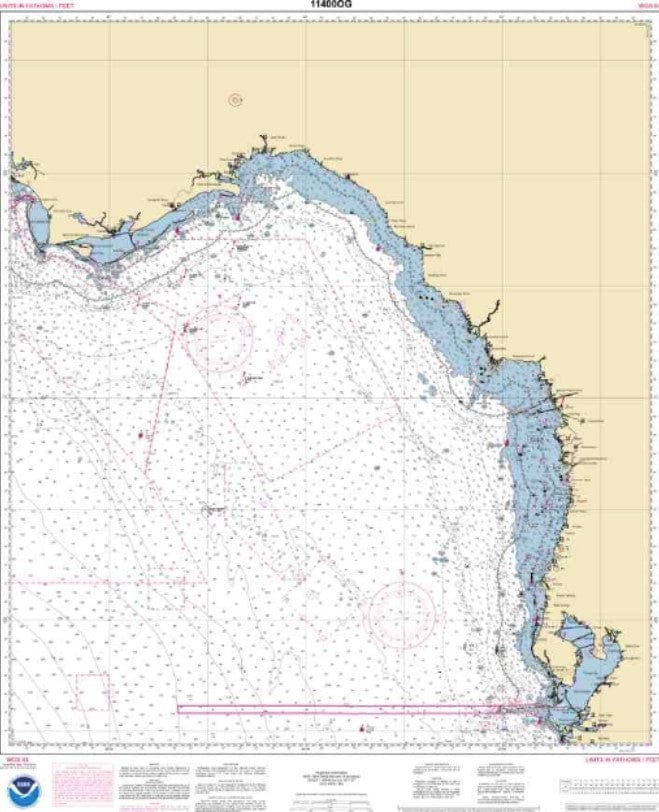 NOAA Nautical Chart 11400: Tampa Bay to Cape San Blas