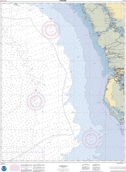 NOAA Nautical Chart 11431: East Cape to Mormon Key
