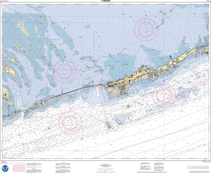 NOAA Nautical Chart 11453: Florida Keys Grassy Key to Bahia Honda Key
