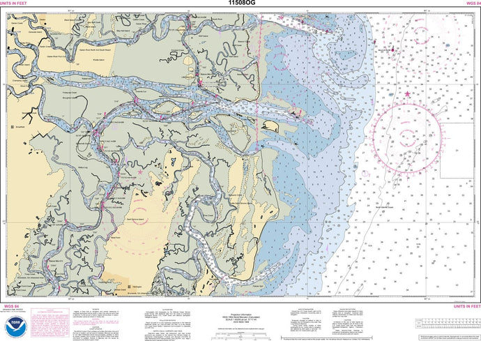 NOAA Nautical Chart 11508: Altamaha Sound