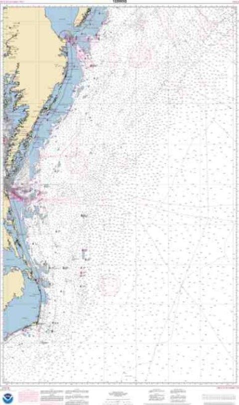 NOAA Nautical Chart 12200: Cape May to Cape Hatteras