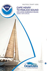NOAA Nautical Chart 12205: Cape Henry to Pamlico Sound, Including Albemarle Sd.; Rudee Heights