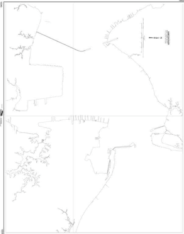 NOAA Nautical Chart 12245 Hampton Roads Amnautical