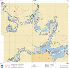 NOAA Nautical Chart 12252: James River Jordan Point to Richmond ...