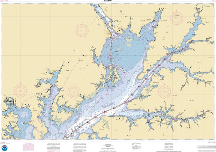 NOAA Nautical Chart 12274: Head of Chesapeake Bay
