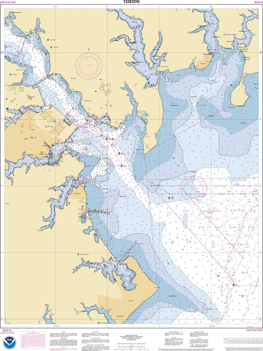 NOAA Nautical Chart 12283: Annapolis Harbor