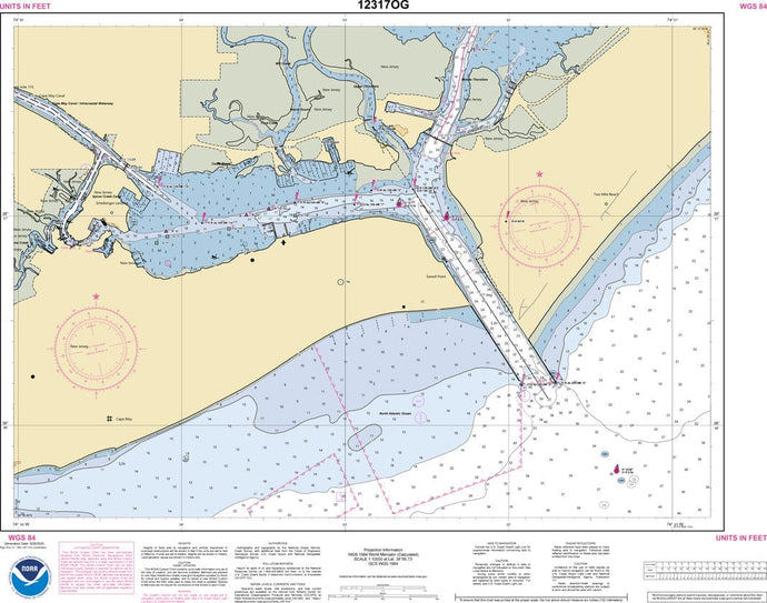 NOAA Nautical Chart 12317: Cape May Harbor
