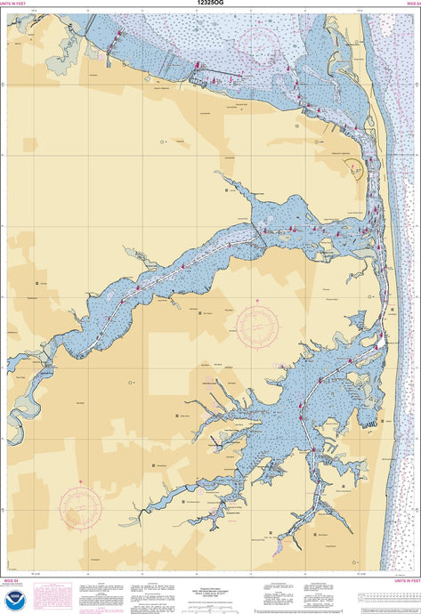NOAA Nautical Chart 12325: Navesink And Shrewsbury Rivers