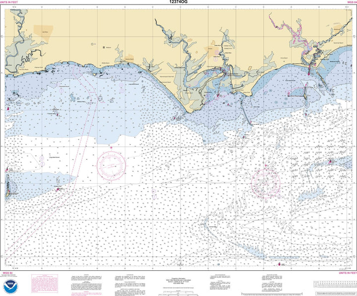 NOAA Chart Long Island Sound 12374 NOAA Chart 12374 Nautical Chart