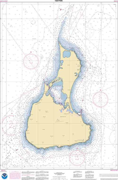 NOAA Nautical Chart 13217 Block Island Amnautical