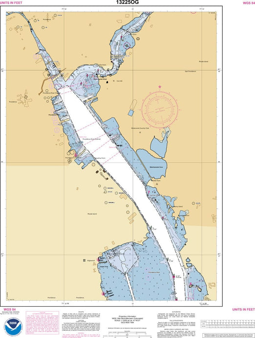 NOAA Nautical Chart 13225: Providence Harbor