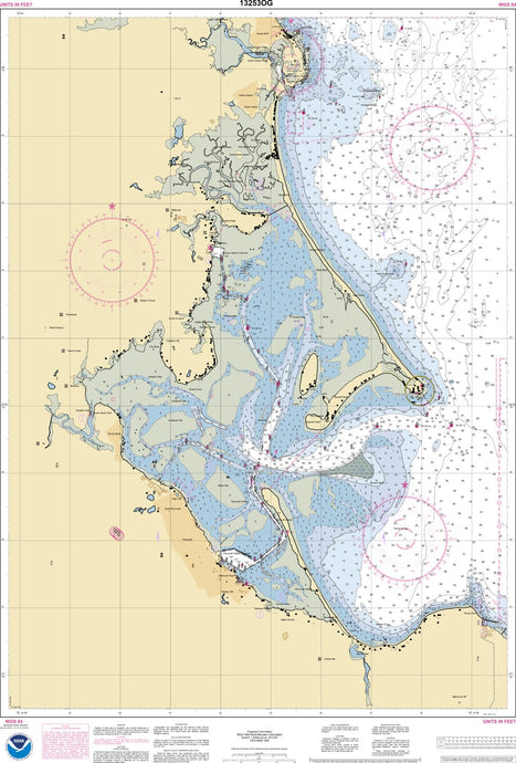 NOAA Nautical Chart 13253: Harbors of Plymouth, Kingston and Duxbury; Green Harbor