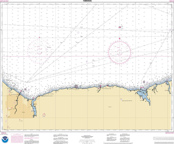 NOAA Nautical Chart 14804 Port Bay to Long Pond; Port Bay Harbor; Iro